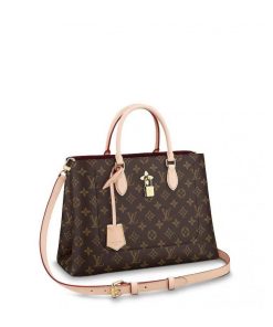 LOUIS VUITTON Monogram Flower Tote Beige