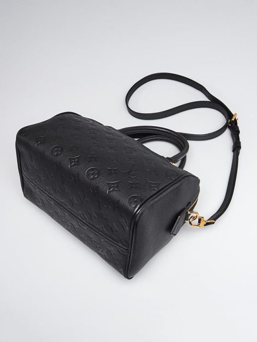 Louis Vuitton Black Monogram Empreinte Speedy Bandouliere 25 - Image 3