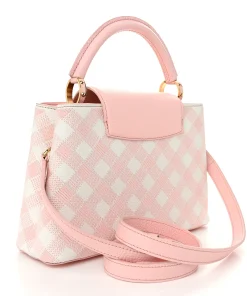 Alternative view of Louis Vuitton  Taurillon Embroidered Vichy Capucines BB