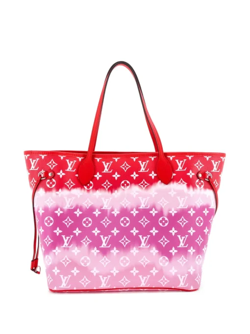 LOUIS VUITTON Monogram Escale Neverfull MM Rouge - Image 3