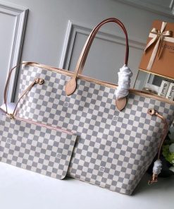 Alternative view of Louis Vuitton Neverfull Damier Azur