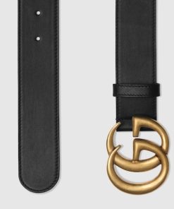 Alternative view of Gucci Wide Waist Belt Double G