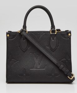 Louis Vuitton Onthego GM Black Monogram Empreinte