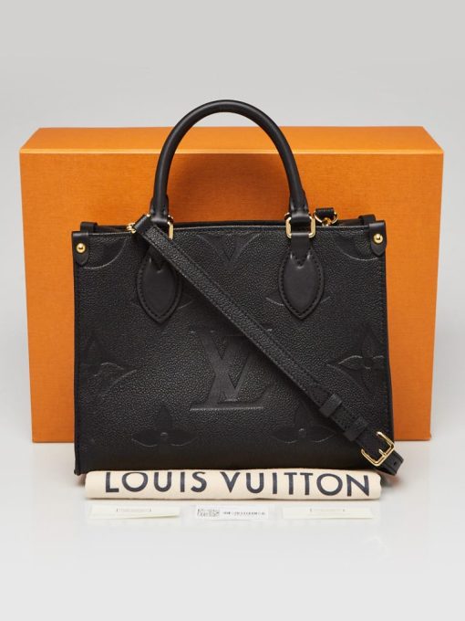 Louis Vuitton Onthego GM Black Monogram Empreinte - Image 4