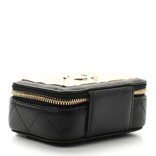 CHANEL Golden Plate Clutch With Chain - Image 5
