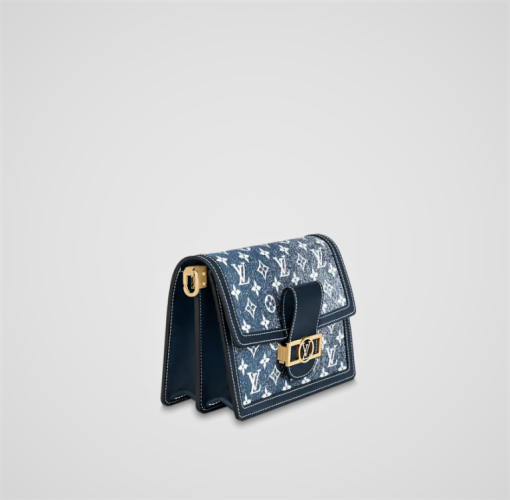 Louis Vuitton Dauphine MM Bag Monogram Denim - Image 3