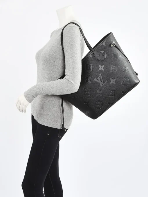 Louis Vuitton Neverfull Black Monogram - Image 4