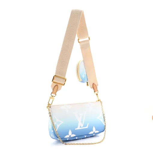 LOUIS VUITTON  Monogram Giant By The Pool Multi Pochette Accessories Blue - Image 2