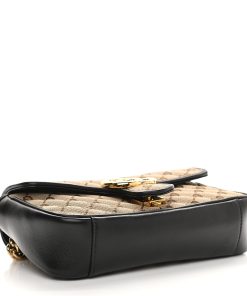 Alternative view of Gucci Diagonal Mini GG Shoulder Bag Beige Black