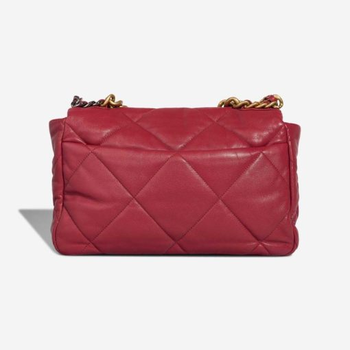 CHANEL 19 RED FLAP BAG - Image 3