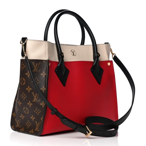 LOUIS VUITTON Calfskin Monogram On My Side Pirate red - Image 2