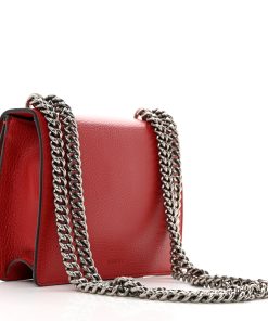 Alternative view of GUCCI Calfskin Mini Dionysus Bag Hibiscus Red