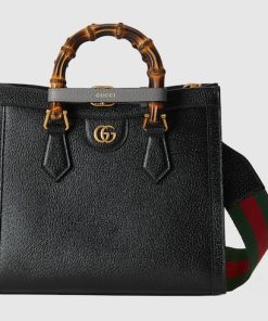 Gucci Diana Medium Black Tote Bag