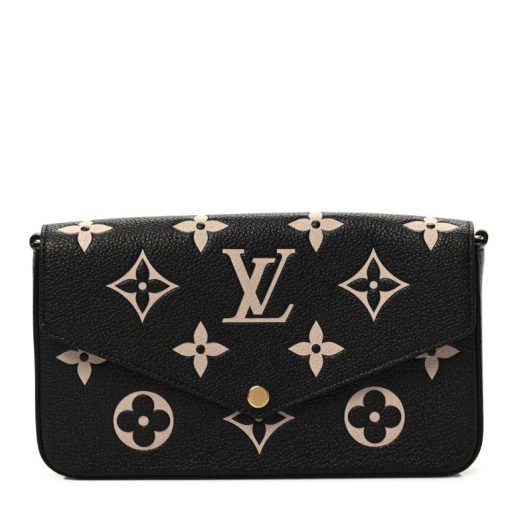 LOUIS VUITTON Empreinte Monogram Felicie Pochette Black - Image 3