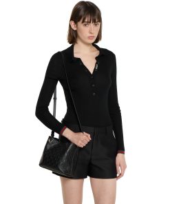 Alternative view of GG EMBLEM MINI BUCKET BAG