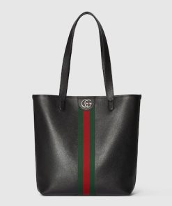 GUCCI Ophidia Medium Tote Black Soft Bag