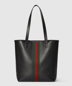 Alternative view of GUCCI Ophidia Medium Tote Black Soft Bag