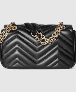 Alternative view of Gucci GG Marmont Pochette Shoulder Bag Matelasse Leather Small