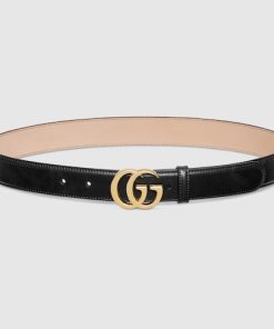 Gucci Wide Waist Belt Double G Pearl