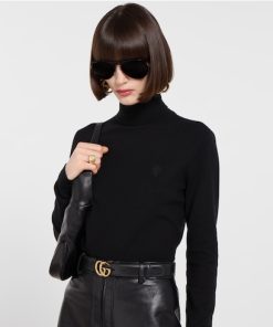 Alternative view of Gucci Wide Waist Belt Double G Pearl