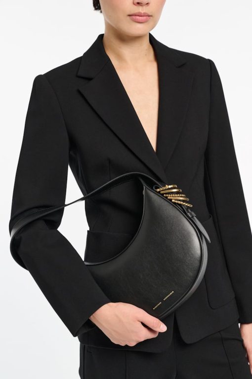 SMALL HALF-MOON TOP HANDLE BAG - Image 2