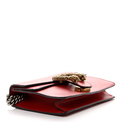 GUCCI Calfskin Mini Dionysus Bag Hibiscus Red - Image 3