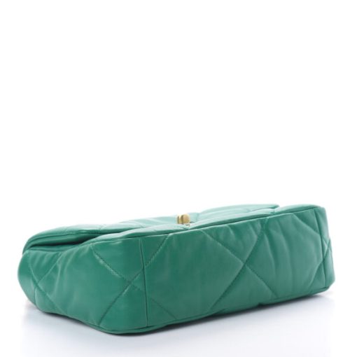 CHANEL 19 GREEN FLAP BAG - Image 2