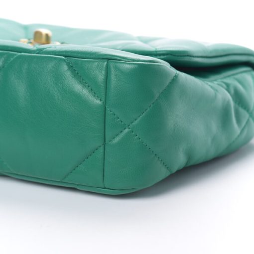 CHANEL 19 GREEN FLAP BAG - Image 3