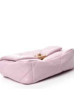 Alternative view of CHANEL 19 LIGHT PINK FLAP BAG