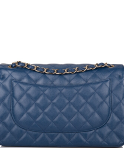 Alternative view of CHANEL Classic Single Flap Bag Navy Blue