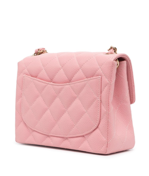 CHANEL MINI SQUARE CLASSIC FLAP PINK - Image 3