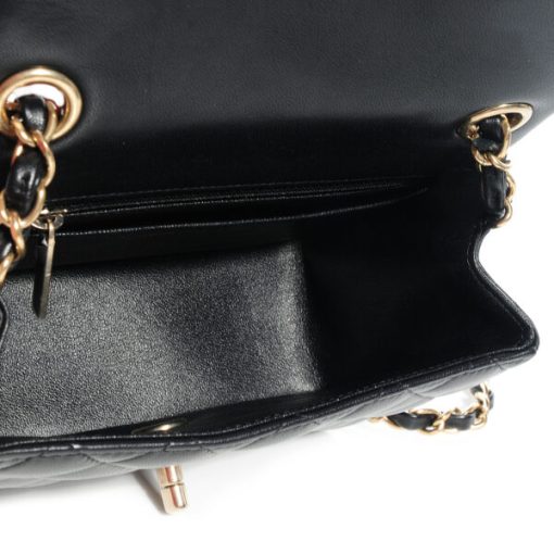 CHANEL MINI SQUARE CLASSIC FLAP BLACK - Image 3