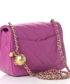Alternative view of CHANEL Mini CC Pearl Crush Flap Violet