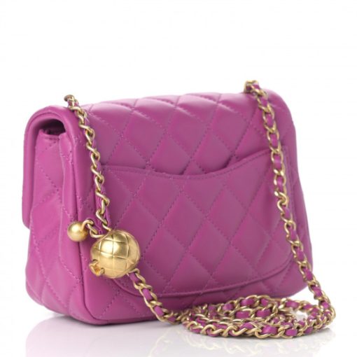 CHANEL Mini CC Pearl Crush Flap Violet - Image 2