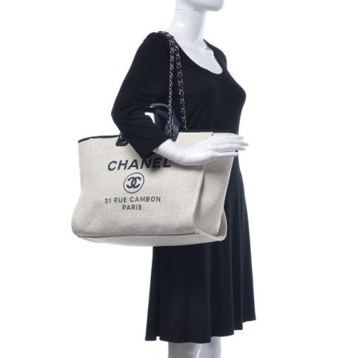 Chanel Deauville Tote Bag - Image 2