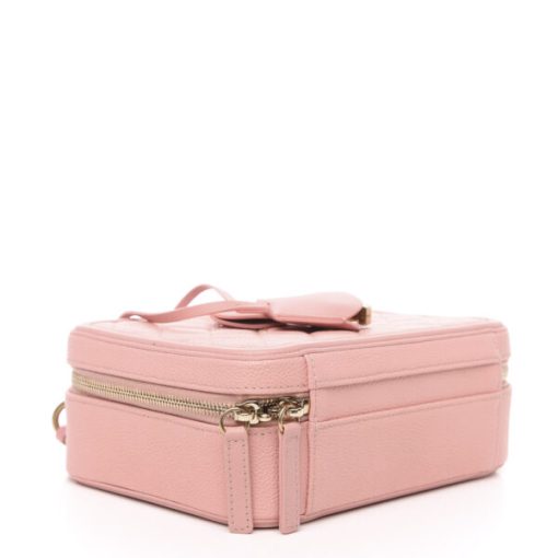 Chanel Filigree Vanity Case Gold-tone Small Pink - Image 3
