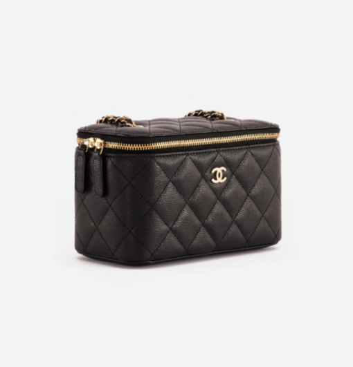 Chanel Vanity Small Caviar Black - Image 3
