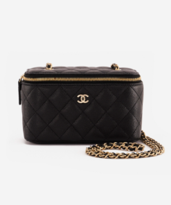 Chanel Vanity Small Caviar Black