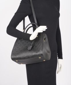 Alternative view of Louis Vuitton Montaigne Black Empreinte