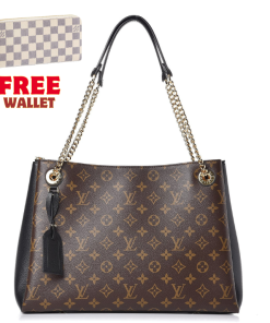 LOUIS VUITTON Monogram Surene MM Black