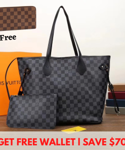 Louis Vuitton Neverfull Black Damier