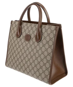 Alternative view of GUCCI GG CANVAS SMALL TOTE BAG