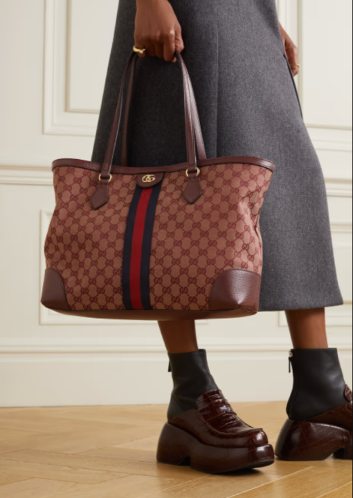 GUCCI Ophidia GG- Jacquard canvas tote Bag - Image 2