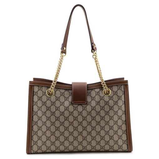 Gucci GG Supreme Padlock Shoulder Bag Brown - Image 2