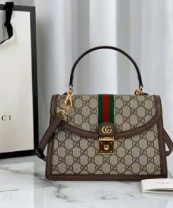 Gucci Ophidia Small Beige Top Handle