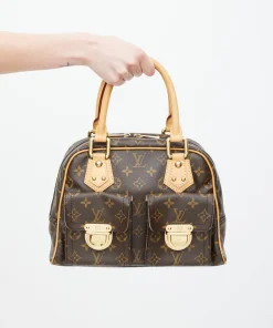 LV Brown & Gold Manhattan Monogram Bag