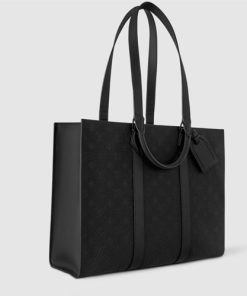 Alternative view of Louis Vuitton M24786 Sac Plat 24H Black