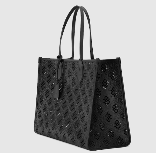 GUCCI MEDIUM TOTE BAG WITH CUT-OUT MOTIF - Image 2