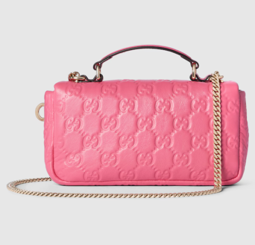 GUCCI GG Milano small top handle pink bag - Image 3
