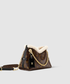 Alternative view of Louis Vuitton CarryAll BB Monogram Shearling Bag
